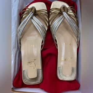 Brand new Christian Louboutin sandals in box with dust bags